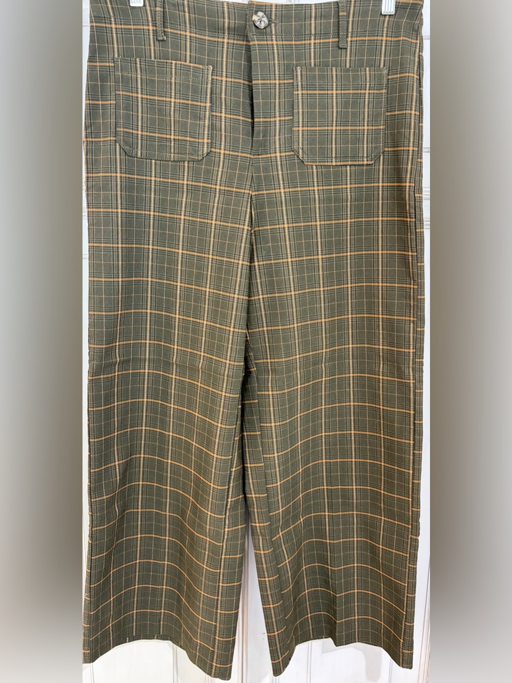 NWOT SZ L Jules & Leopold wide leg stretch trousers